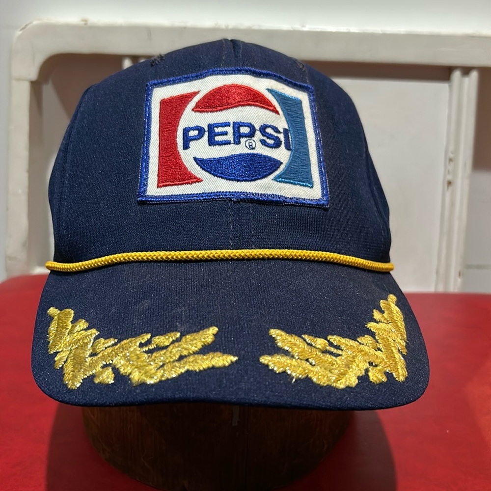 Vintage Pepsi Cola Patch Snap Back Hat